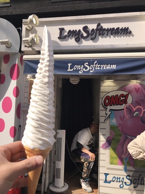 Long Softcream アメリカ村店 ロングソフトクリーム 旧店名 Pop Sweet 四ツ橋 ソフトクリーム 食べログ