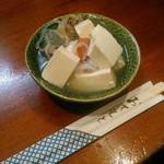 一休 - お通し　すき焼き風の何か