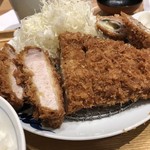 とんかつ寿々木 - ロースかつ定食(大)
