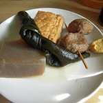 磯村屋 - おでん（ひとつ￥８０）