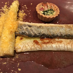 祗園245 - ホワイトアスパラガスと太刀魚