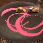 祗園245 - 華やか お花の生春巻き