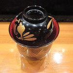 天寿し - 途中で椀②