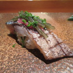 天寿し - 〆鯖、羅臼昆布と