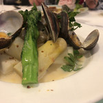 北島亭 - ホワイトアスパラ。春らしさ全開！