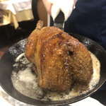 北島亭 - 鳩。焼き上がり。