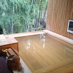 竹ふえ - 客室内の露天風呂