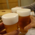 すし処 睦月 - 乾杯