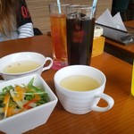 Anrivaju - ◆「ツナ&ファルファーレ」◆「オムライス」スープ＆サラダ＆ドリンク