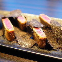 焼肉うしごろ 銀座並木通り店 - 牛ヒレカツ　トリュフ添え