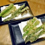 天ぷら処 こさか - アスパラガス天ぷら