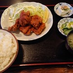 Tsukumi - 唐揚げ定食ご飯大盛り