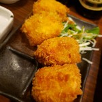 やきとん えん家 - 紅生姜とカマンベールチーズフライ