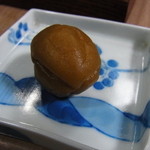 板前料理　味宏 - 梅の日本酒漬