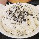 ランチハウス ミトヤ - 大盛ご飯(ごま塩ふりかけ)