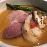 つけ麺一燈 - 鮭白湯ラーメン