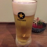 讃岐つけ麺 寒川 - ドリンク写真:玉子キャラのトマ活な晩酌