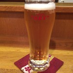 旬菜 駄々 - ほろ酔いセットのドリンク
      生ビールでスタート