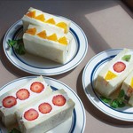 在Instagram上也很漂亮!!豆沙奶油三明治990日元~1190日元