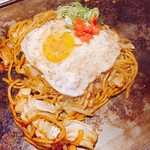 福えびす - 月見豚キムチ焼きそば¥1.130