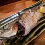 アナゴちらし小町 - 黄金アジの塩焼き　身がフワフワで美味しかった