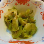 酒蔵 力 - お通しはザーサイ