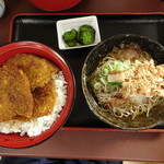 Fukuiya - ロースカツ丼おろしそば　