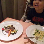 ダノイ高輪 - 本日の鮮魚のグリル バルサミコソースはヒラメでした（2011.12）