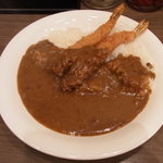 モジャカレー - エビフライカレー