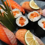 salmon set