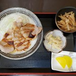 Onigiriyasan - 生姜焼き定食(550円税)です。