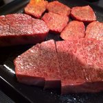 京橋 松蘭 - タン、サーロイン、シャトーブリアンを塩で