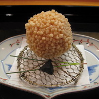 日本料理 銭屋 - 揚げ物【海老芋コロッケ】