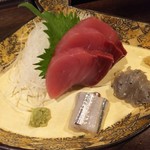 金町製麺 - 刺身盛り合わせ