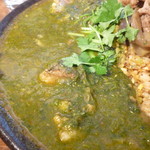 あきらカレー - タラとほうれん草のカレー