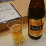 Hatsue Dainingu - 瓶ビールはモルツ