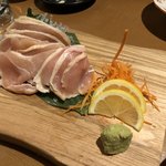 和食×隠れ家個室 彩鶏 - 追加注文…清流鶏の刺身880円