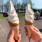 八紘学園 農産物直売所 - 【2019年05月】ソフト小＠180円。（GW時は小のみで統一販売してた）