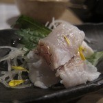 米澤牛DINING べこや - お造り（鯛の松皮）