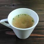 Totoya - パスタランチのスープ
