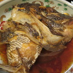 吉乃寿司 - 3.8キロオーバー　鯛のお頭の煮つけ　女将さんからの心づくし