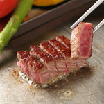 鉄板焼 天 - 料理写真:サーロインステーキ