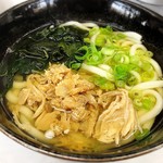 小倉ホームうどん - かしわうどん