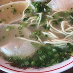 ラーメン げんこつ家 - 珍しく写真撮る前に食べてしまった