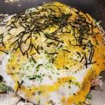 Okonomiyaki Teppan Yaki Kuraya - お好み焼き(マチョーキー)×コーンTP×キムチTP
