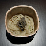 銀座ふじやま - ヤーコンうどん、キャビア