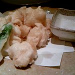 四季酒菜　和餐梵 - たらの白子天ぷら