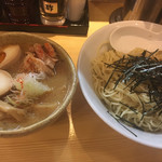 中華つけそば 健優 - 特製味噌つけ麺 中盛