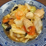 松軒 中華食堂 - あんかけ五目カタヤキそば