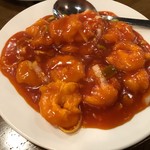 香香飯店 - エビチリ